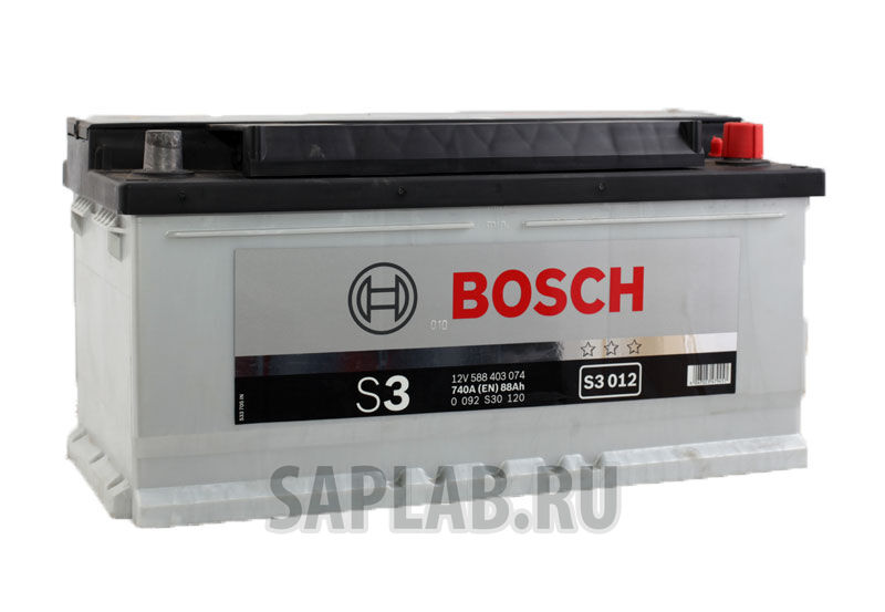 Купить запчасть  BOSCH - 0092S30120 Аккумулятор автомобильный BOSCH 0 092 S30 120 88 Ач