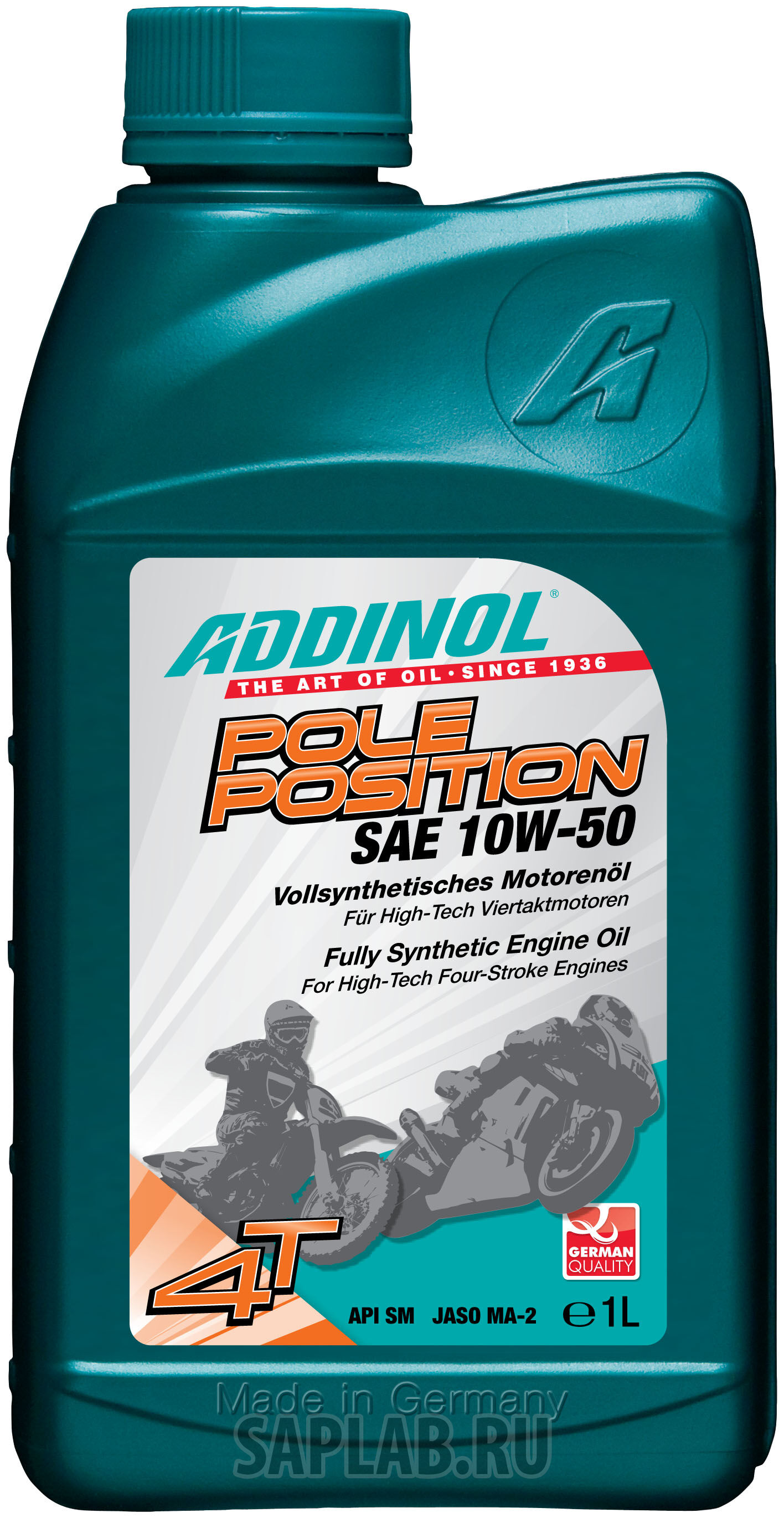 Купить запчасть ADDINOL - 4014766073457 Моторное масло Addinol Pole Position 10W-50 1л