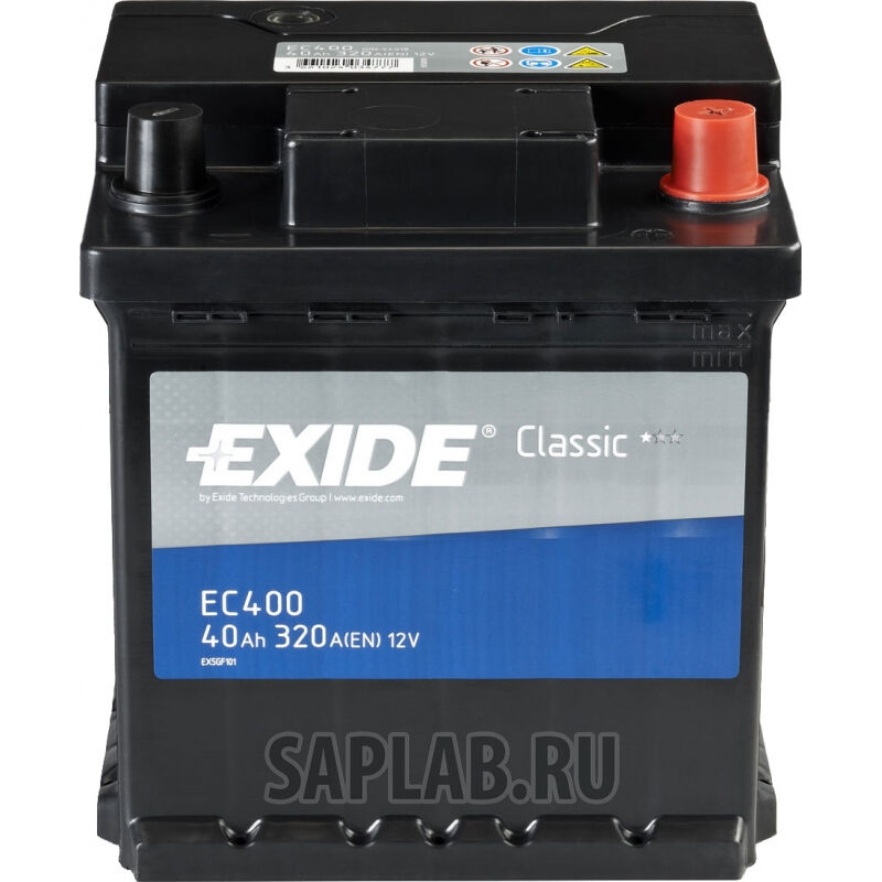 Купить запчасть  EXIDE - EC400 Аккумулятор автомобильный EXIDE EC400 40 Ач