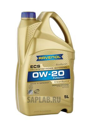 Купить запчасть RAVENOL - 4014835718555 Моторное масло Ravenol ECS EcoSynth SAE 0W-20 5л