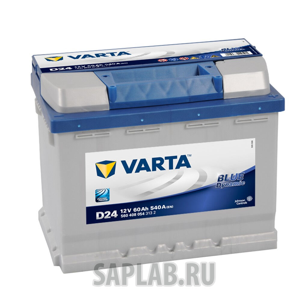 Купить запчасть  VARTA - 5604080543132 Аккумулятор Varta Blue dynamic 5604080543132 60 Ач VL Euro (D24)