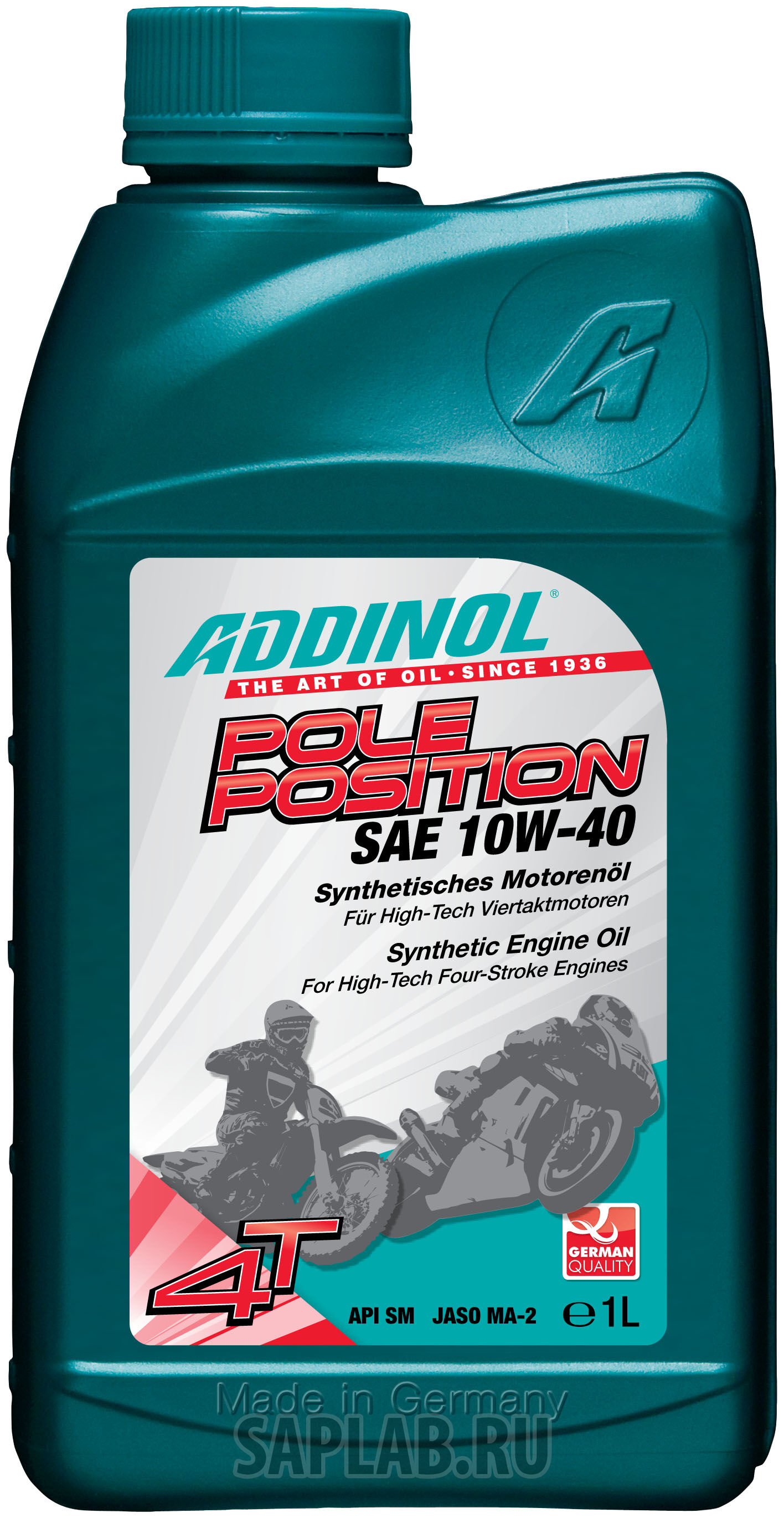 Купить запчасть ADDINOL - 4014766073419 Моторное масло Addinol Pole Position 10W-40 1л