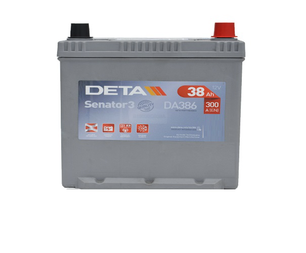 Купить запчасть  DETA - DA386 Аккумулятор автомобильный DETA DA386 38 Ач