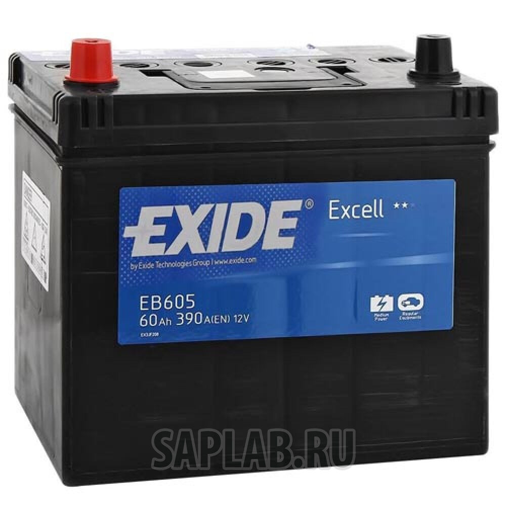 Купить запчасть  EXIDE - EB605 Аккумулятор автомобильный EXIDE EB605 60 Ач