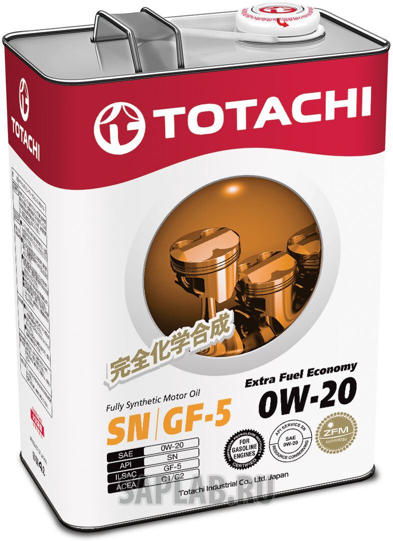 Купить запчасть TOTACHI - 4562374690622 Extra Fuel Fully Synthetic SN 0W-20,, 4л