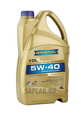 Купить запчасть RAVENOL - 4014835723795 VDL SAE 5W-40