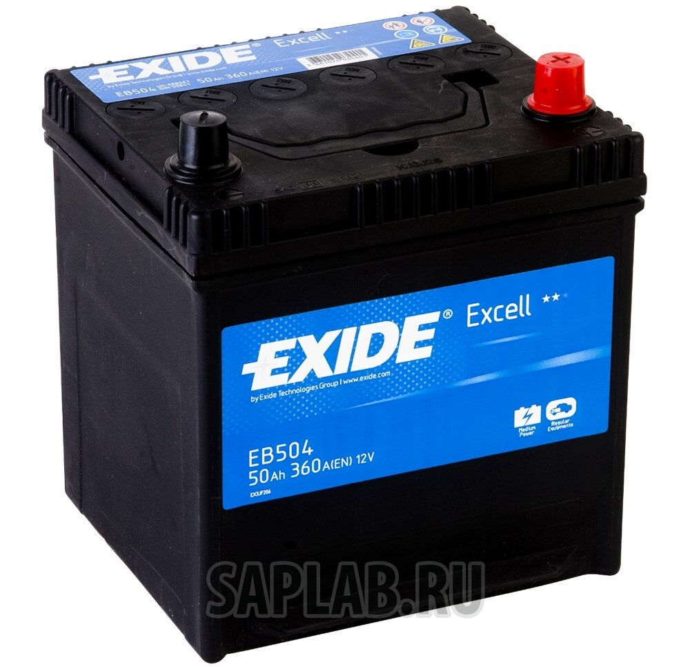 Купить запчасть  EXIDE - EB504 Аккумулятор автомобильный EXIDE EB504 50 Ач