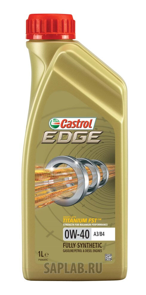 Купить запчасть CASTROL - 15337B Моторное масло Castrol Edge Titanium 0W-40 1л