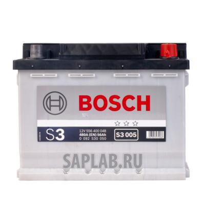 Купить запчасть  BOSCH - 0092S30050 Аккумулятор автомобильный BOSCH S3 0 092 S30 050 56 Ач