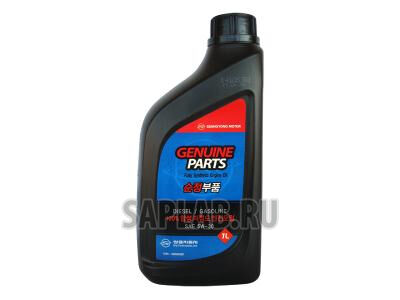 Купить запчасть SSANGYONG - 0000000657 Моторное масло SsangYong Diesel/Gasoline Fully Synthetic Engine Oil SAE 5W-30 1л