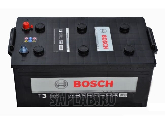 Купить запчасть  BOSCH - 0092T30800 Аккумулятор T3 [12v 200ah 1050а Полярность Прямая,Залит Заряжен BOSCH