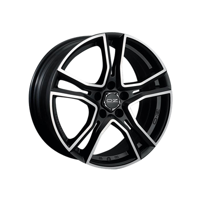 Купить запчасть OZ - WHS056767 Adrenalina 16/7,5 ET40 Matt black + diamond cut