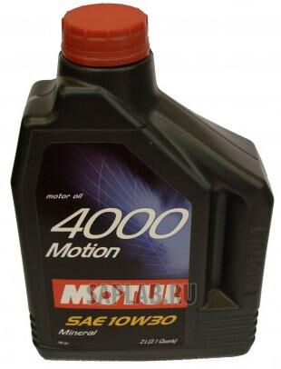 Купить запчасть MOTUL - 100333 Моторное масло Motul 4000 Motion 10W-30 2л