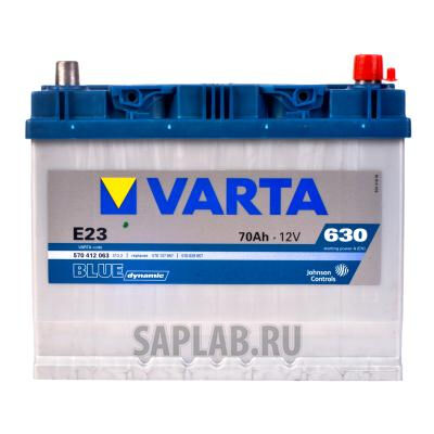 Купить запчасть  VARTA - 570412063 АккумуляторнаябатареяBLUEDYNAMIC19.5/17.9евро70Ah630A261/175/220\VARTA570412063