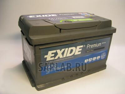 Купить запчасть  EXIDE - EA722 Аккумулятор автомобильный EXIDE EA722 72 Ач