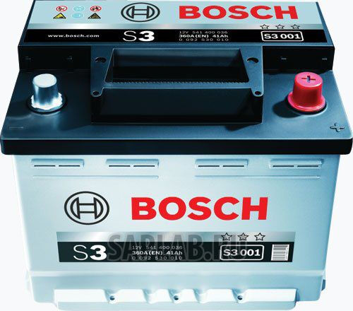 Купить запчасть  BOSCH - 0092S30010 Аккумулятор автомобильный BOSCH S3 0 092 S30 010 41 Ач