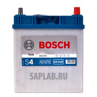 Купить запчасть  BOSCH - 0092S40180 Аккумулятор автомобильный BOSCH S4 Silver 0 092 S40 180 40 Ач