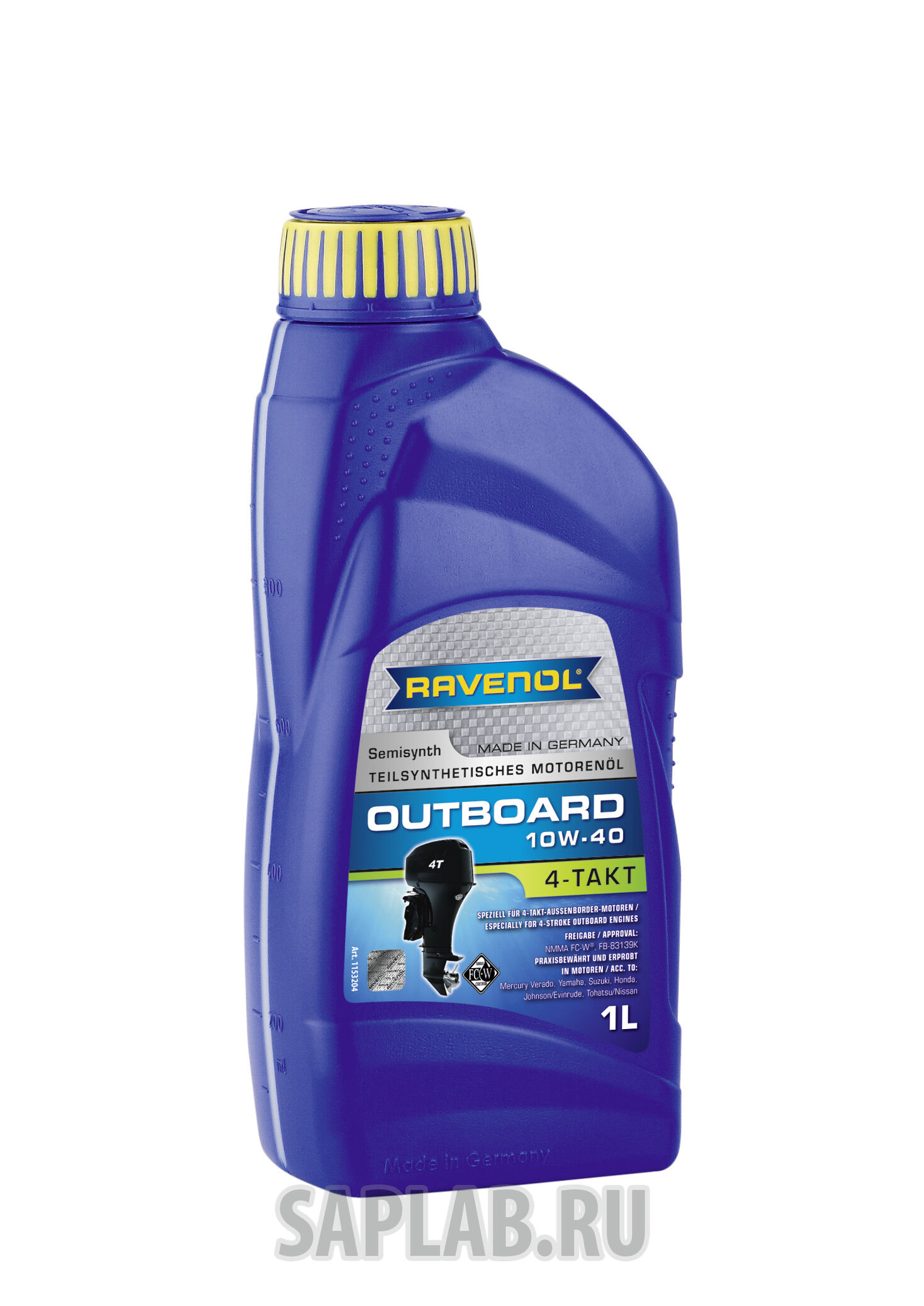 Купить запчасть RAVENOL - 4014835729117 Моторное масло Ravenol Outboardoel 4T SAE 10W-40 1л