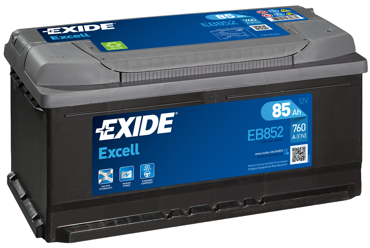 Купить запчасть  EXIDE - EB852 Аккумулятор автомобильный EXIDE EB852 85 Ач