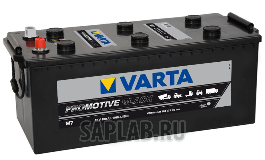 Купить запчасть  VARTA - 680033110 Аккумулятор VARTA PROMOTIVE BLACK [12V 180Ah 1100А 513x223x223 залит заряжен полярность об