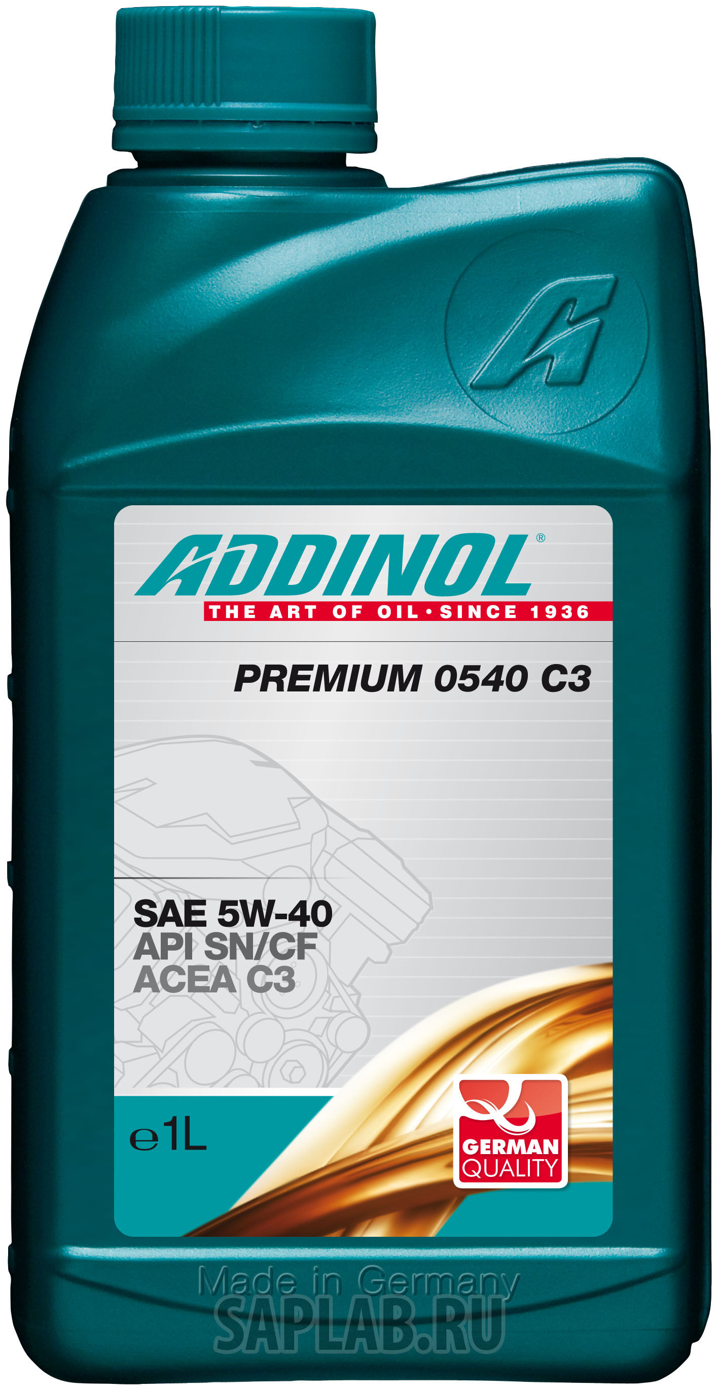 Купить запчасть ADDINOL - 4014766074331 Моторное масло Addinol Premium C3 5W-40 1л