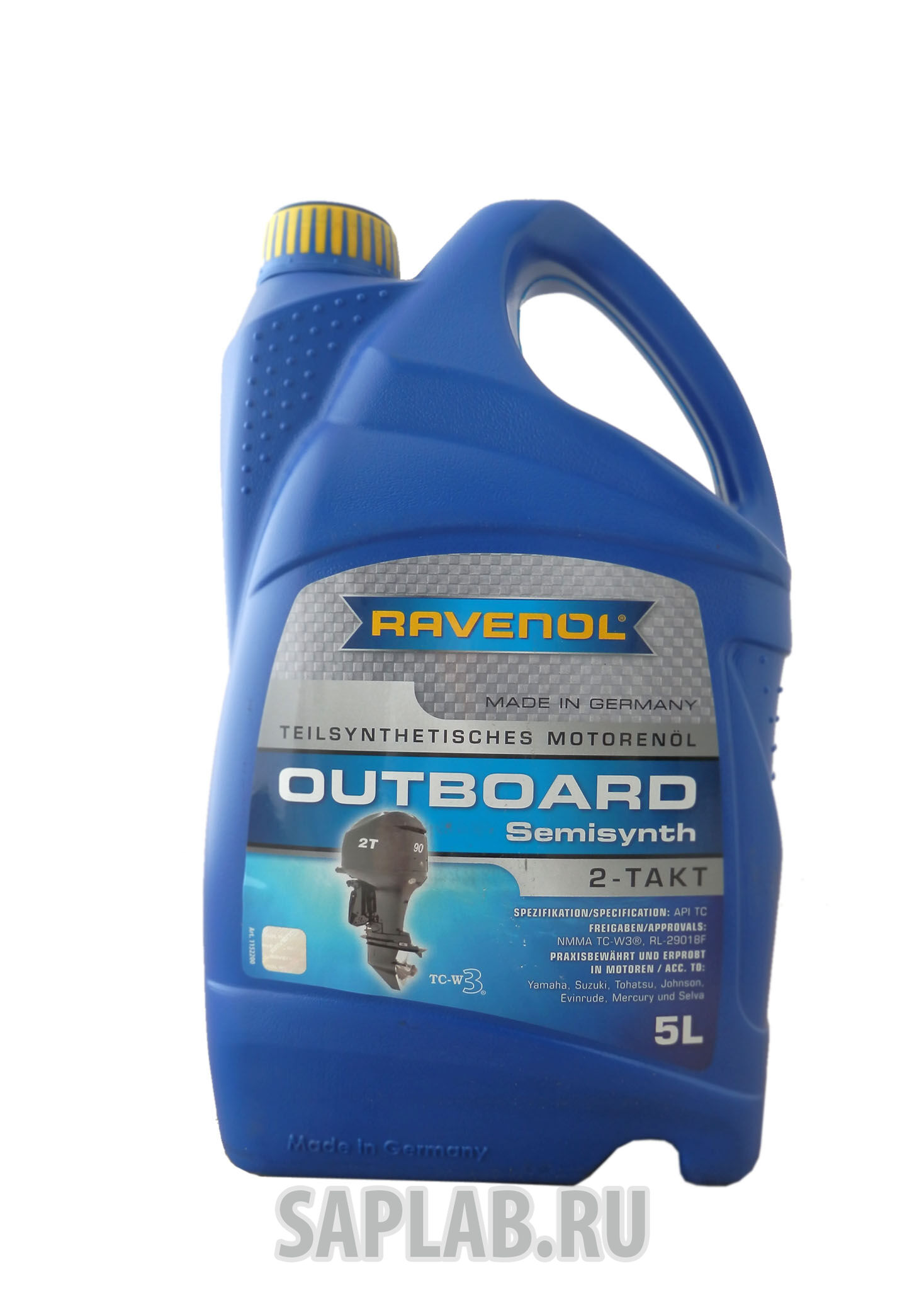 Купить запчасть RAVENOL - 4014835728356 для 2Т лод.моторов Outboardoel 2T teilsynth. ( 5л) new