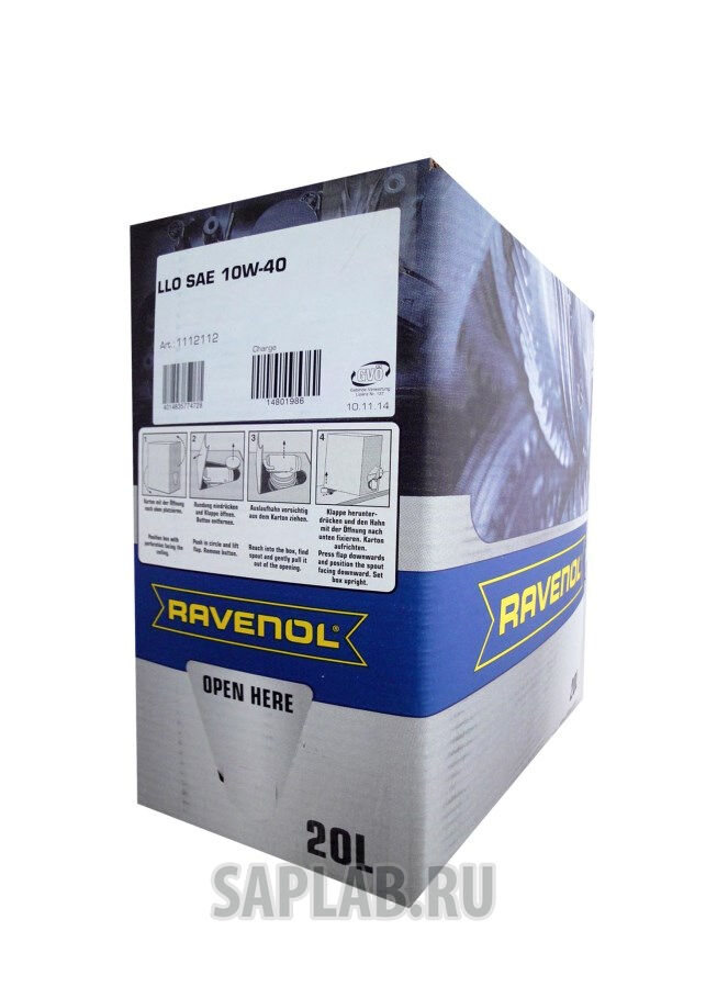 Купить запчасть RAVENOL - 4014835774728 LLO SAE 10W-40 (20л)