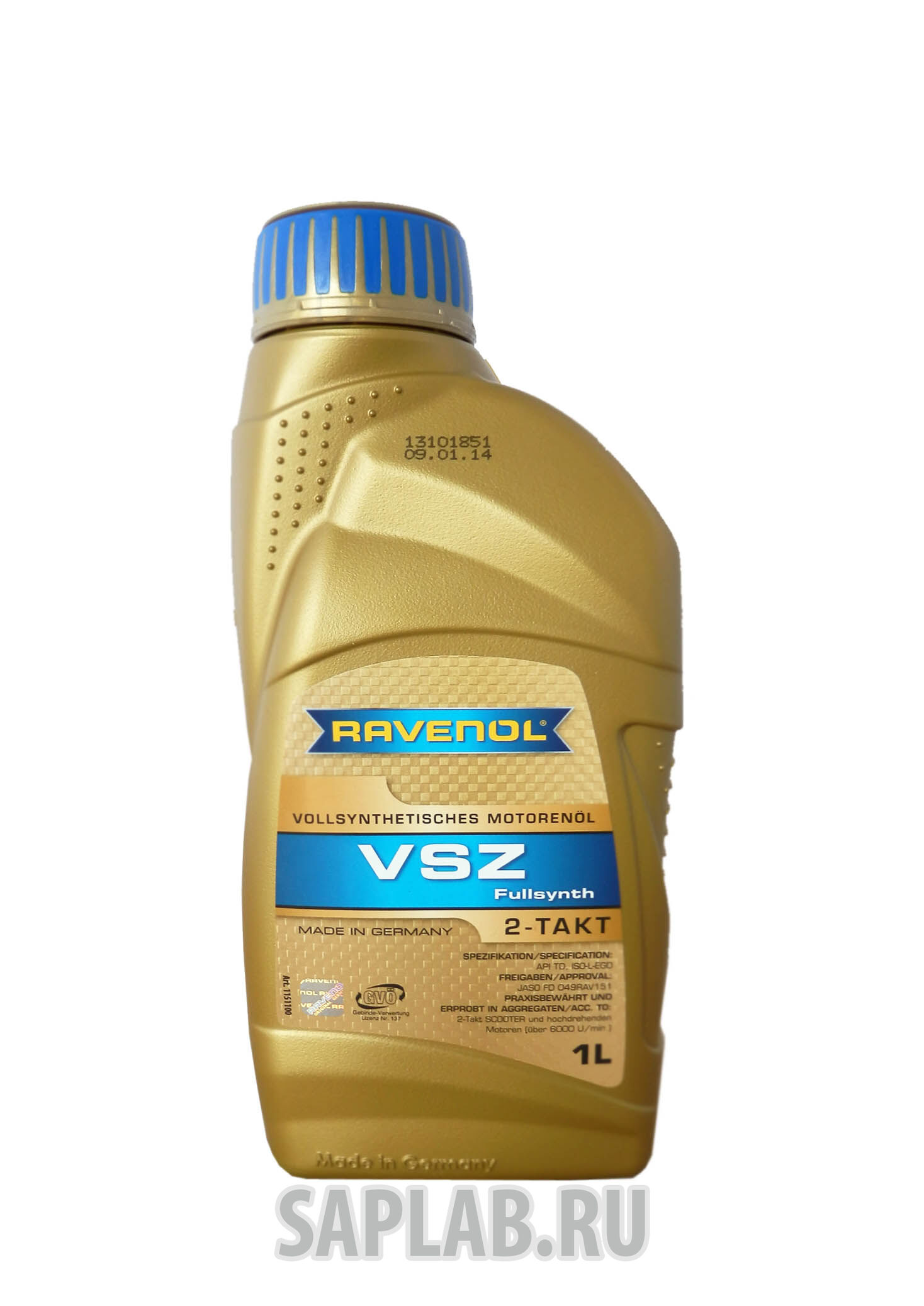 Купить запчасть RAVENOL - 4014835727212 для 2-Такт VSZ Zweitaktoel Vollsynth.(1л) new