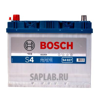 Купить запчасть  BOSCH - 0092S40270 Аккумулятор автомобильный BOSCH S4 Silver 0 092 S40 270 70 Ач