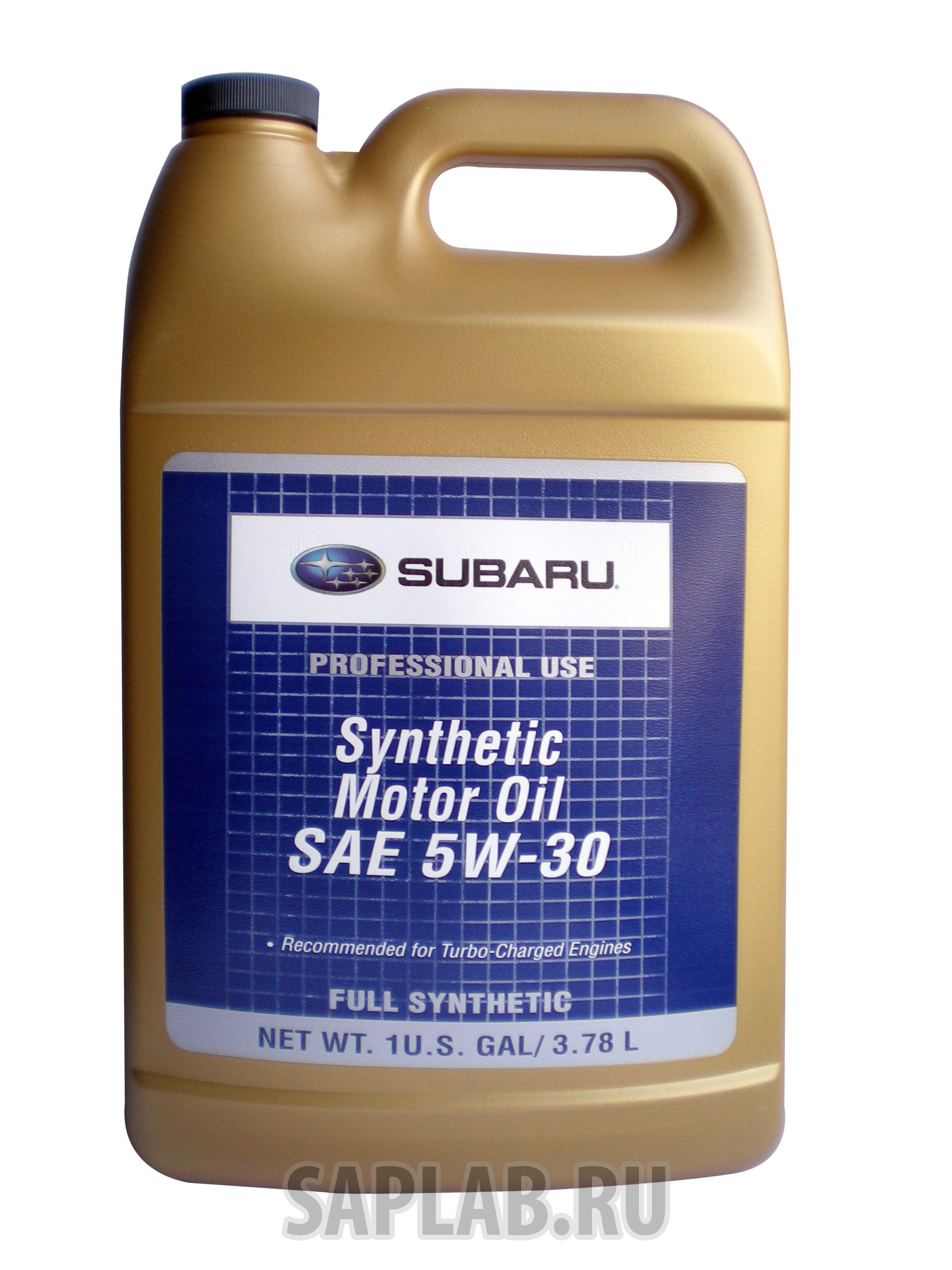 Купить запчасть SUBARU - SOA868V9285 Моторное масло Subaru Synthetic 5W-30 3,785л