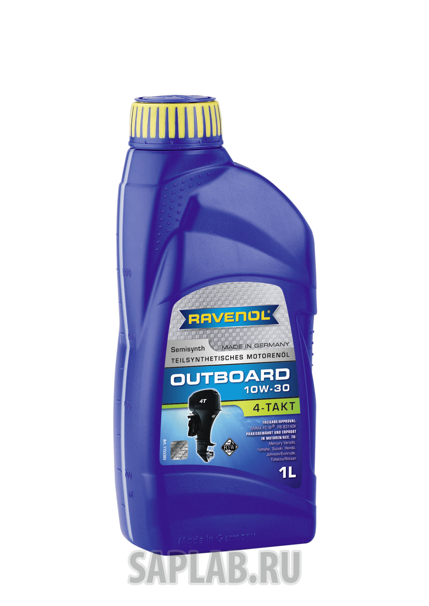 Купить запчасть RAVENOL - 4014835729018 Моторное масло Ravenol Outboardoel 4T SAE 10W-30 1л